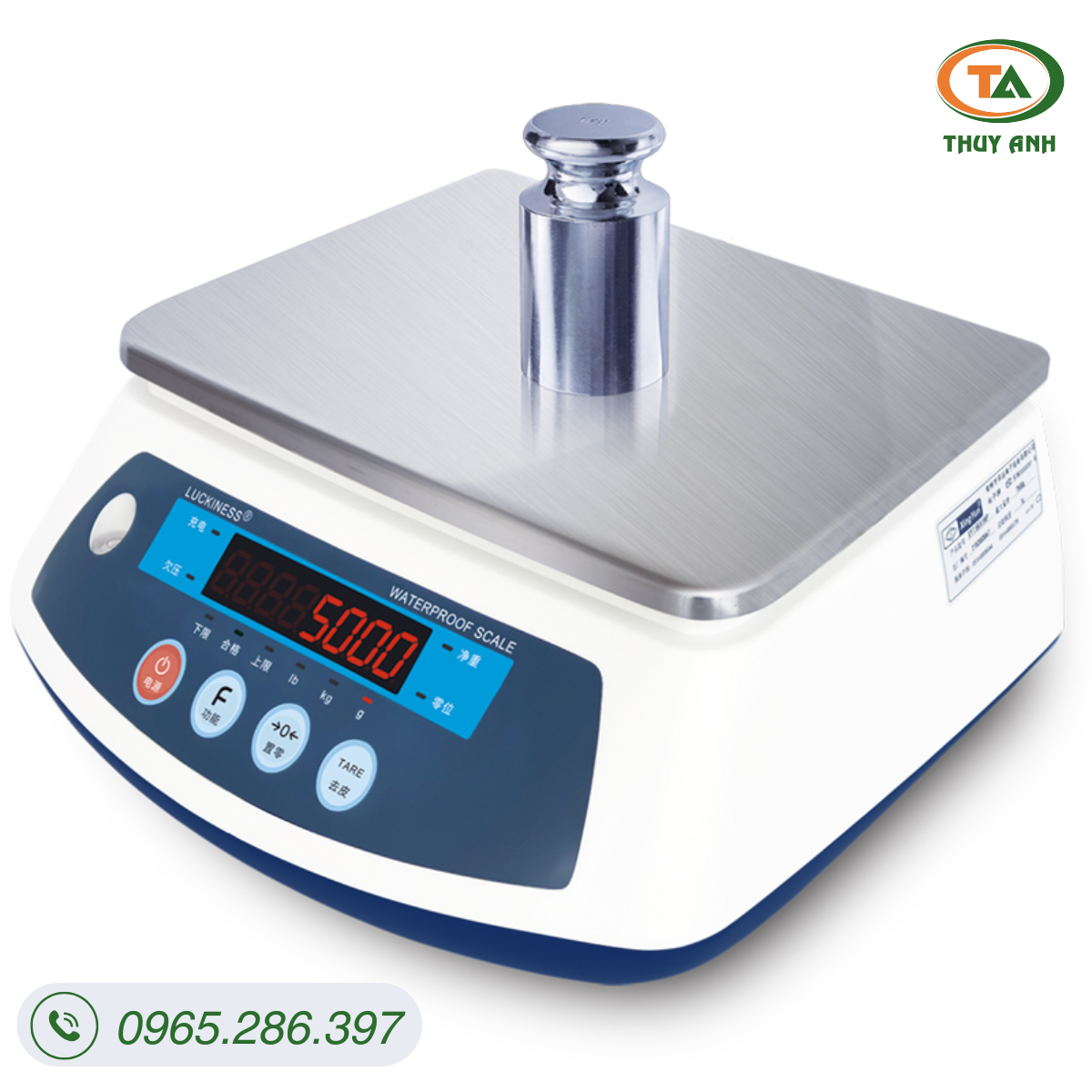 Cân điện tử chống nước XINGYUN XY7.5KA1WP – Bền bỉ, chính xác, chuẩn IP68