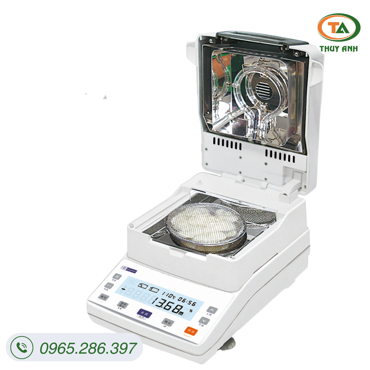 Cân sấy ẩm XY-105MW-R – Máy phân tích độ hồi ẩm chính xác cao cho ngành dệt