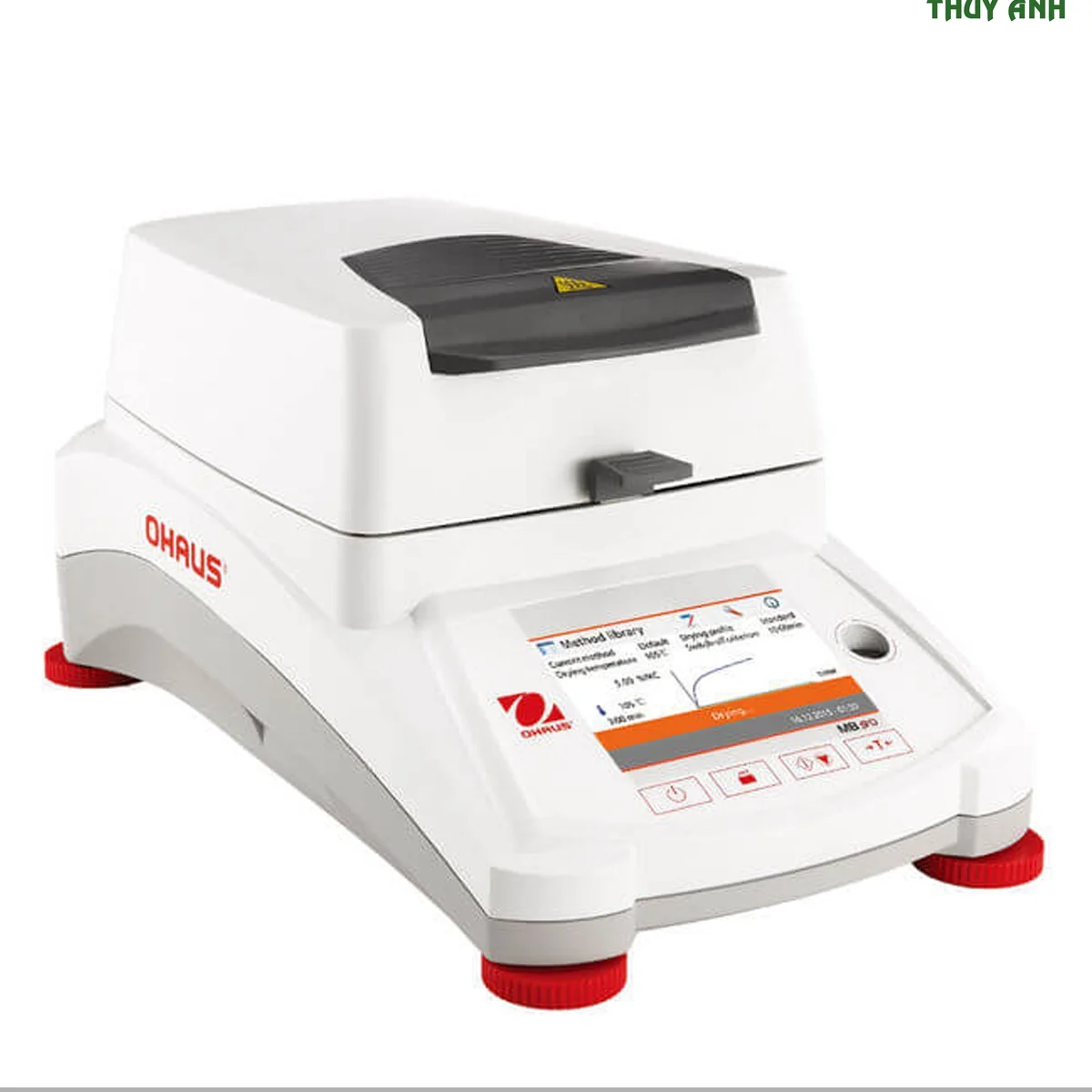 ⚖️ Cân sấy ẩm Ohaus MB90 – Thiết bị phân tích độ ẩm 90g/1mg chính xác cao