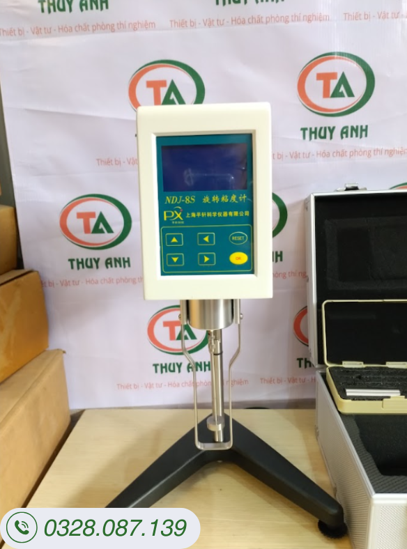 🔬 Máy đo độ nhớt NDJ-8S hiện số LCD | Thiết bị đo độ nhớt Trung Quốc giá tốt
